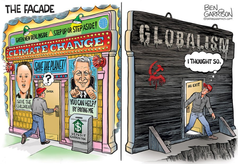 Ben Garrison Climate Change Cartoon