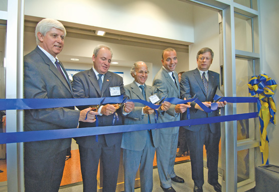 Ribbon cutting for the Center for Vaccine Research