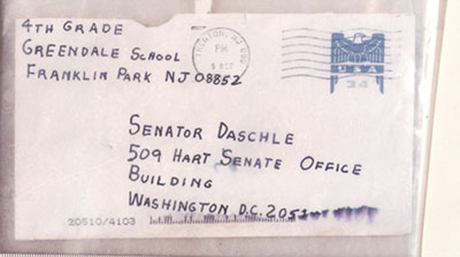 Senator Daschle Anthrax Letter