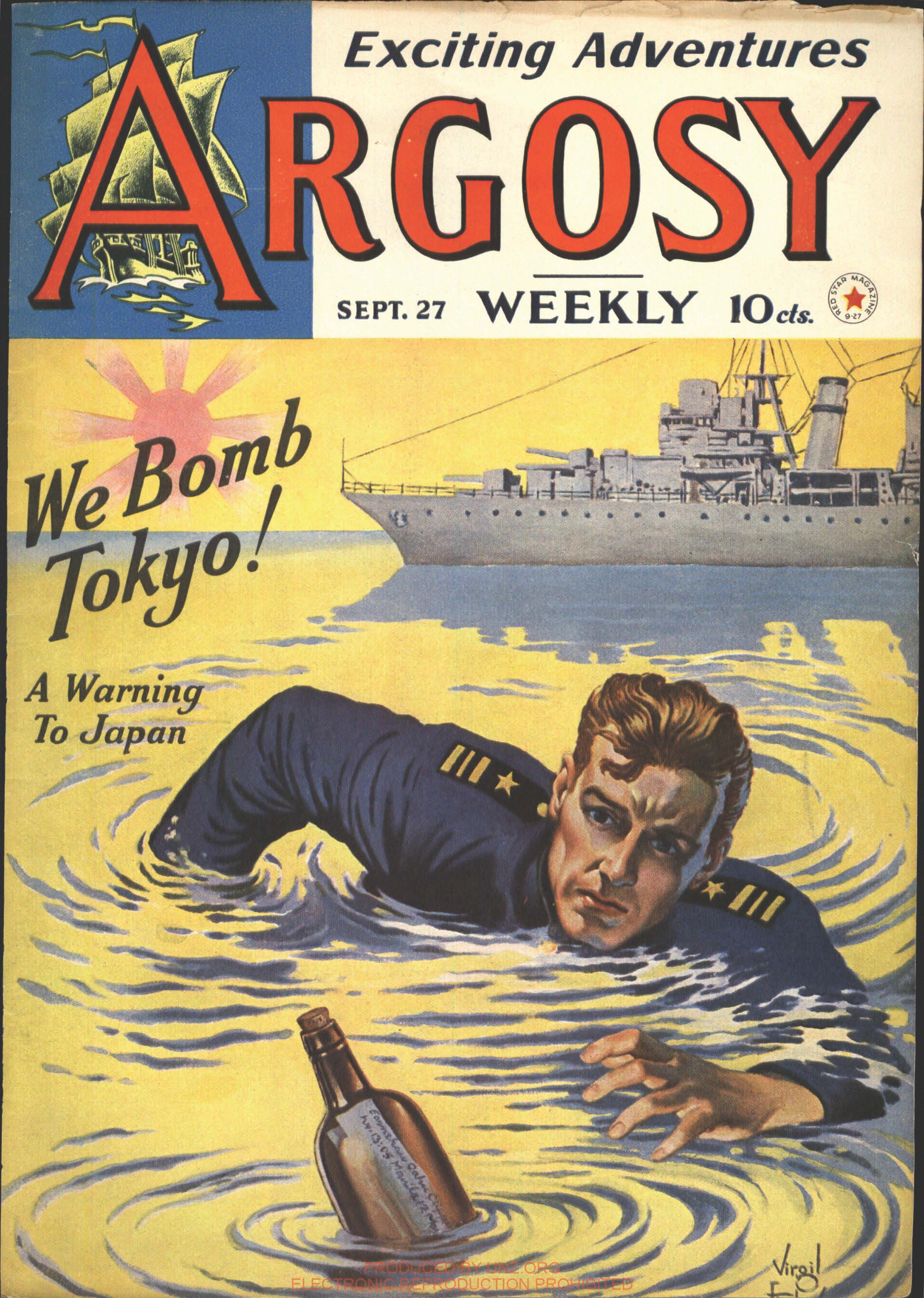 Argosy Weekly Magazine Cover