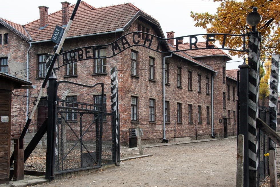 The Entry Gate to Auschwitz