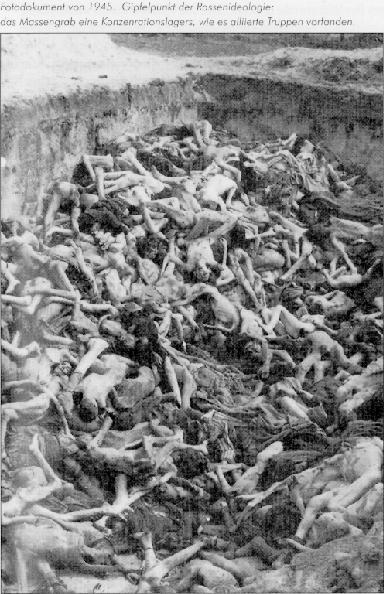 Mass grave at Bergen-Belsen