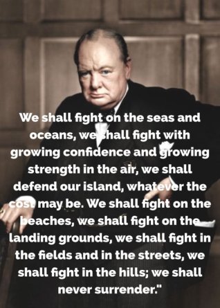 Churchill's Never Surrender Speech