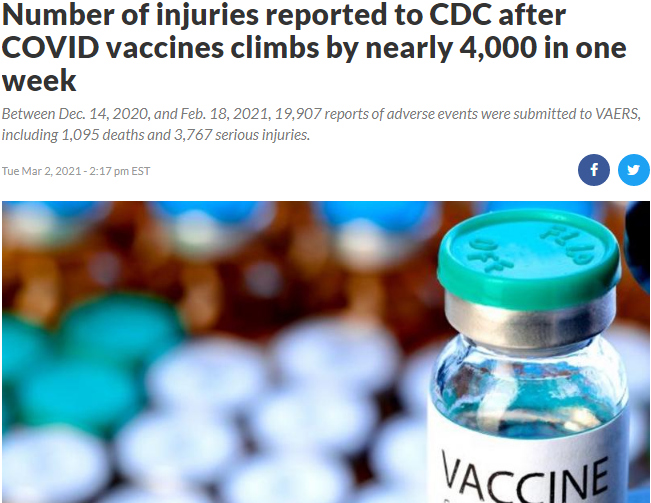 Vaccine Injury Reports Increase