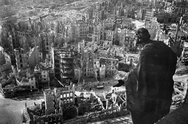 The City of Dresden After Allied Firebombing