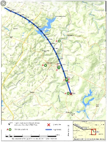 Flight 93 Official Flight Map