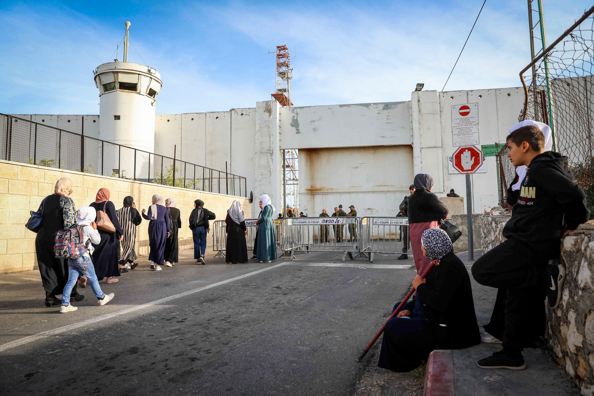 Checkpoint in Gaza