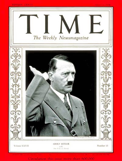Adolf Hitler Time Magazine Cover