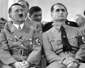 Hitler with Rudolf Hess