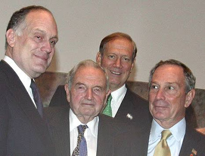 Lauder, Rockefeller, Pataki, and Bloomberg