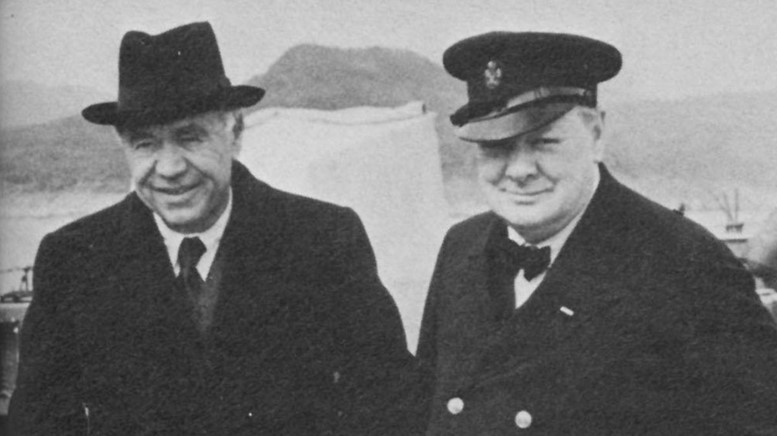 Lord Beaverbrook with Winston Churchill