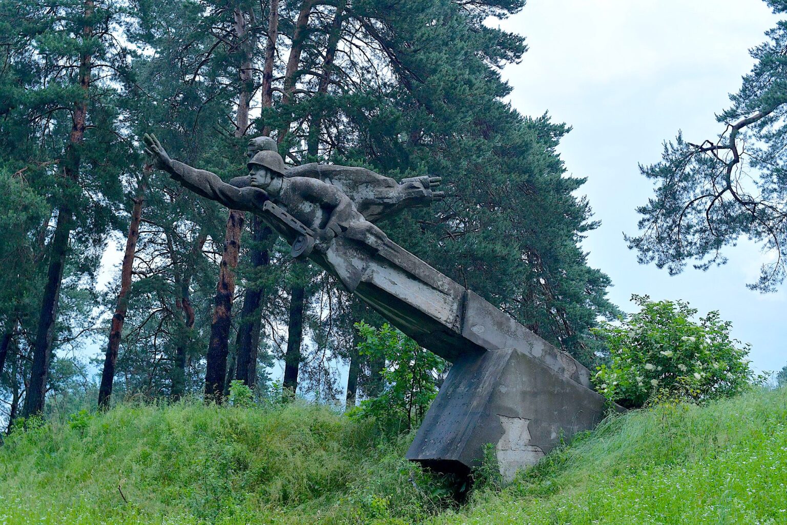 Lvivska Battlefield Monument in Ukraine