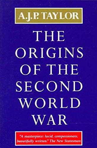 Taylor: Origins of the Second World War Book Cover