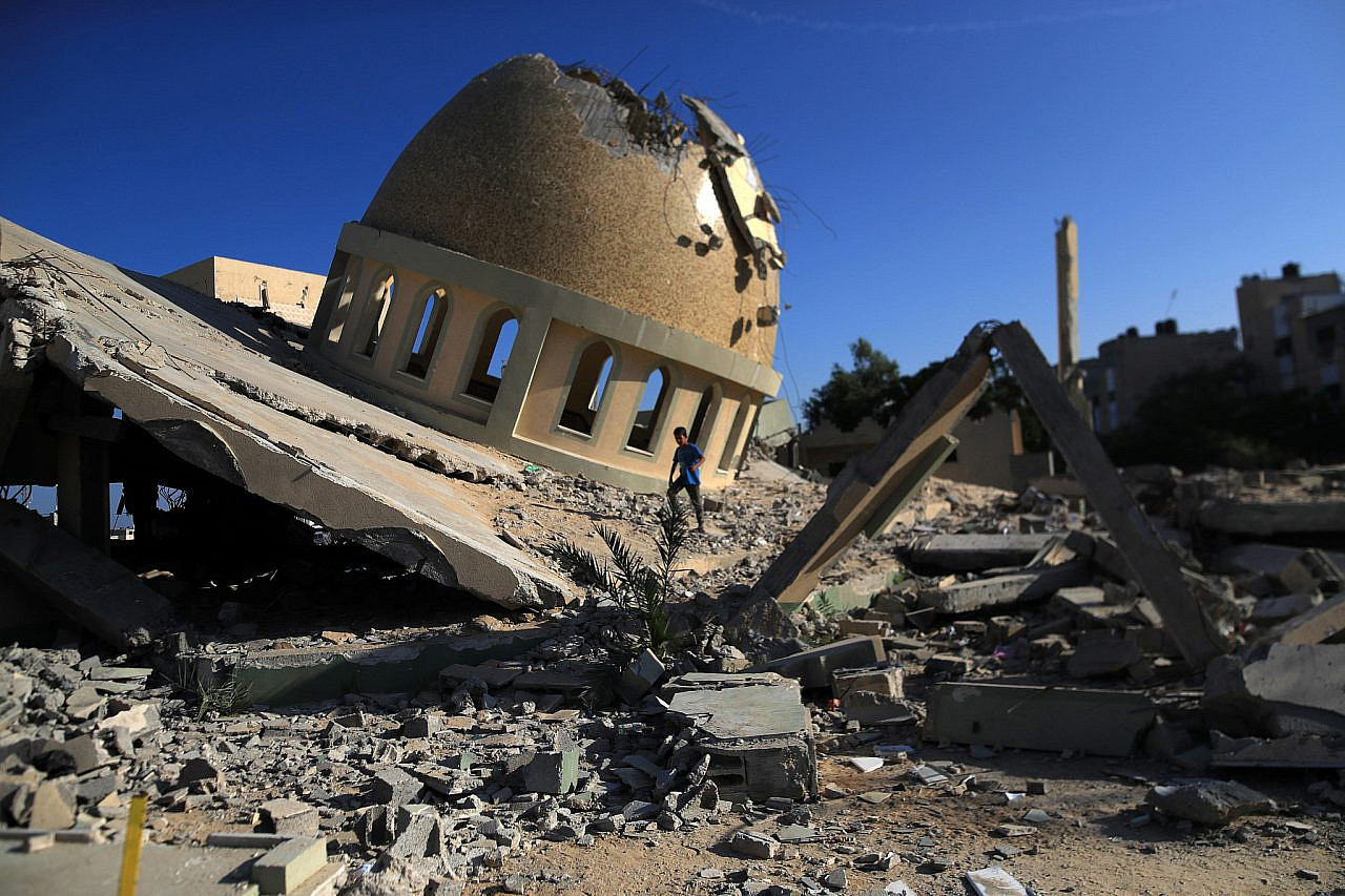 The ruins of Al-Amin Muhammad Mosque