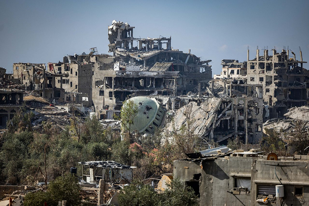 Destruction caused by Israeli bombings