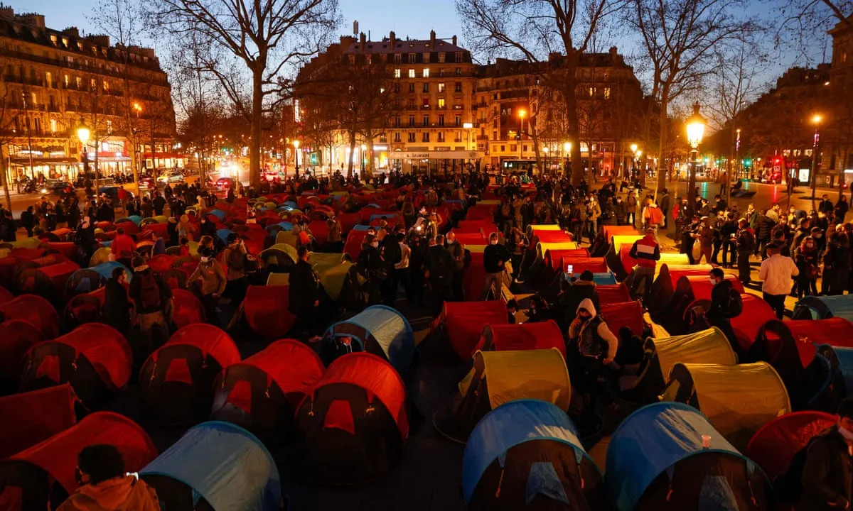 Homeless in Paris