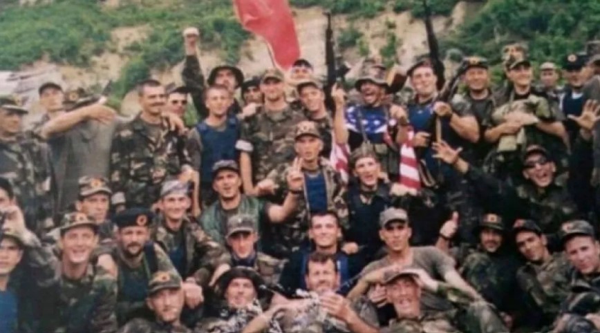 Soldiers of the Kosovo Liberation Army (KLA)