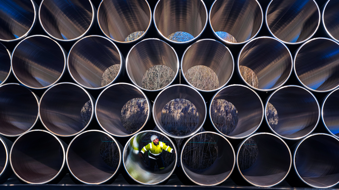 Stored Pipeline Tubes