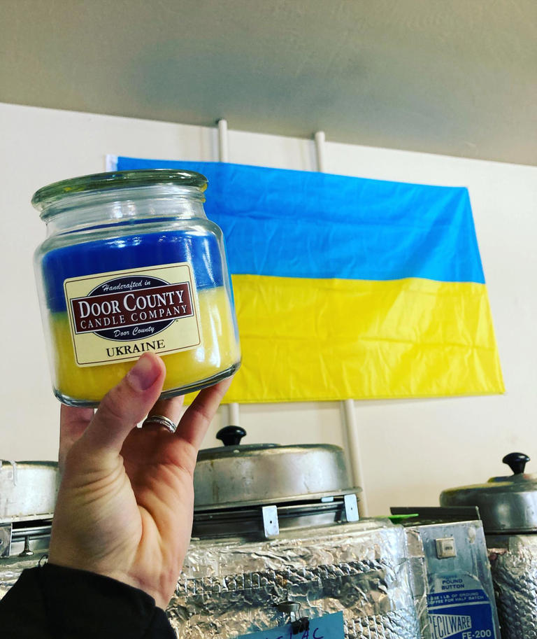 Ukrainian Colored Candle