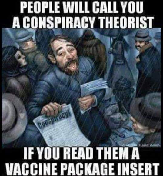 Vaccine Conspiracy Theorist Meme